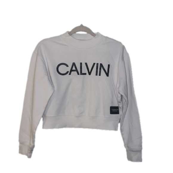 Calvin Klein Cropped Sweatshirt - Picture 2 of 4